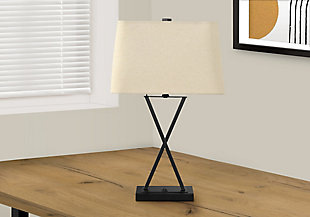 Monarch Specialties X Frame Table Lamp, , rollover
