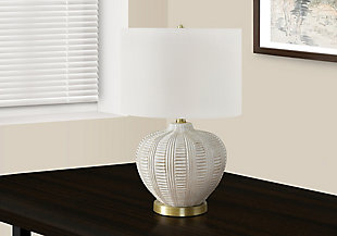 Monarch Specialties Carved Table Lamp, , rollover