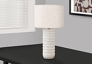 Monarch Specialties Ribbed Table Lamp, , rollover