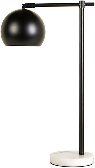 World Needle Hartford Black Task Table Lamp, Black, large