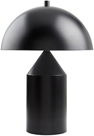 World Needle Elder Black Table Lamp, Black, large