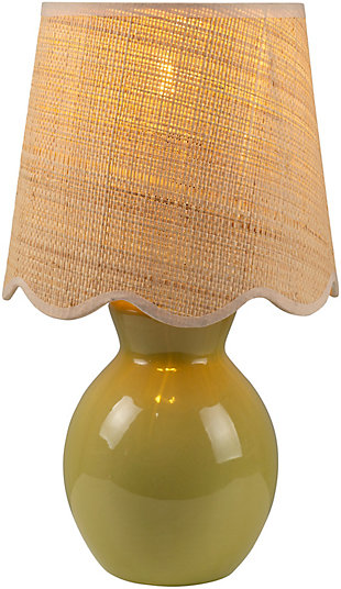World Needle Stella Diminuta Olive Table Lamp, Olive, large