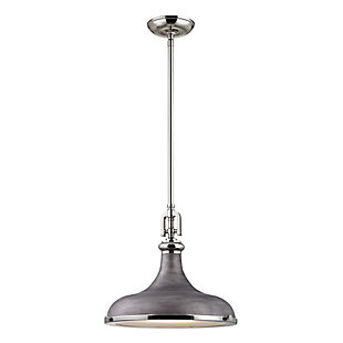 Stratford Home Rutherford 15'' Wide 1-Light Pendant, , large