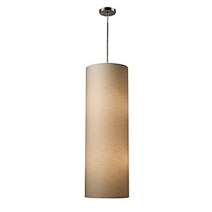 Stratford Home Fabric Cylinders 12'' Wide 4-Light Pendant, , large