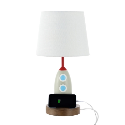 Jonathan Y Houston Rocket LED Kids Table Lamp, , large