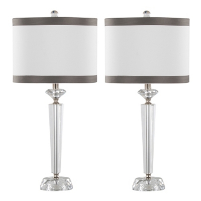 LumiSource Diamond Table Lamp (Set of 2), , large