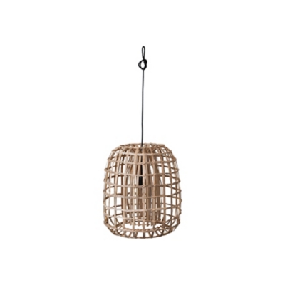 Storied Home Round Woven Pendant Lamp, , large