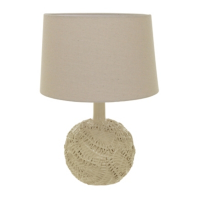 Storied Home Handmade Textured Table Lamp, , large