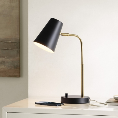 Safavieh Arynn Table Lamp With USB Port, , rollover