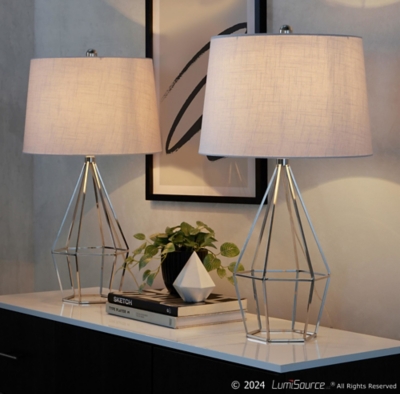 LumiSource Geo Table Lamp (Set of 2), , rollover
