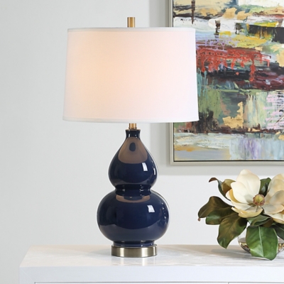 Exalted Living Illuminate Table Lamp, Blue, large