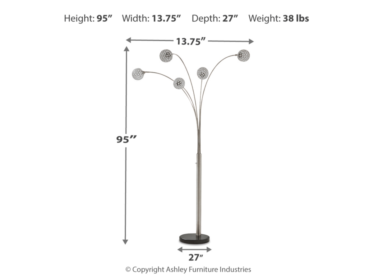 Winter Arc Lamp | Ashley