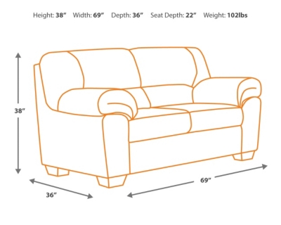 Bladen Loveseat Ashley Furniture Homestore