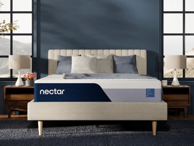 Nectar Classic Memory Foam 5.1 Queen Mattress, White, large