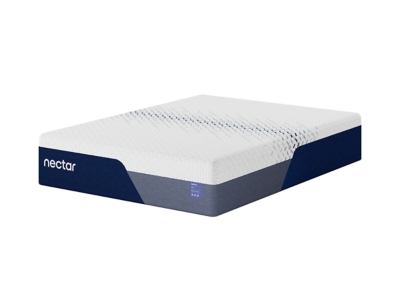 Nectar Luxe Memory Foam 5.1 Queen Mattress, White, rollover