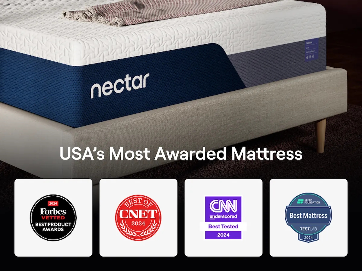 Nectar Luxe Memory Foam Queen Mattress | Ashley