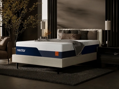 Nectar mattress on a bed in a modern room