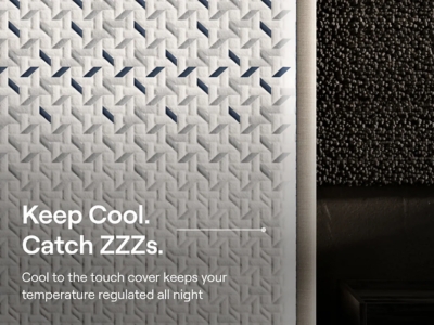 Close-up of quilted mattress cover pattern and fabric