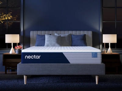 Nectar Classic Hybrid 5.1 Queen Mattress, White, large