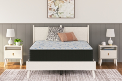 Elite Springs Plush Queen Mattress, Gray/Blue, large