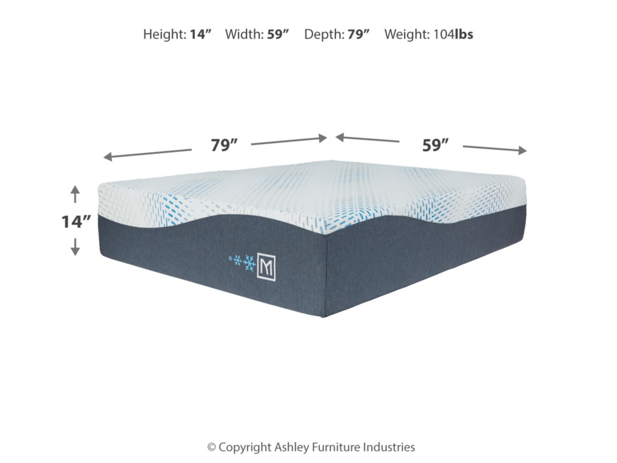 Ashley Sleep Align Firm Tight Top with Memory Foam Queen Mattress