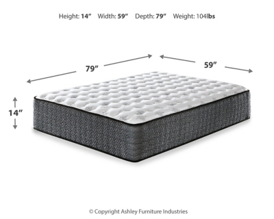 Ultra Luxury Firm Tight Top with Memory Foam Queen Mattress, White, large