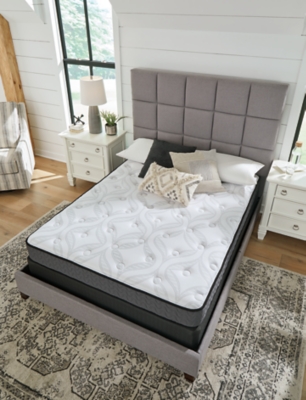 8 Inch Bonnell Hybrid Twin Mattress, White, large
