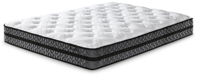 10 Inch Pocketed Hybrid Queen Mattress, White, large