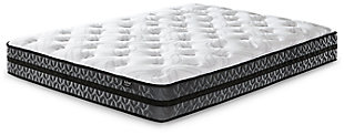 10 Inch Pocketed Hybrid Queen Mattress, White, large