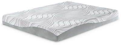 8 Inch Memory Foam Queen Mattress, White, large