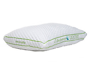 Ultra-Tech Tencel Medium Profile Pillow, White, large