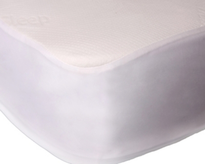 Ultra-Tech Tencel Advanced Twin Mattress Protector, White, rollover