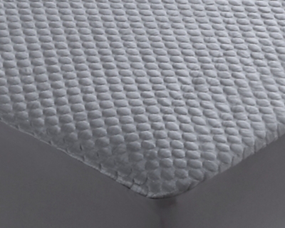 Healthy Sleep Cool-Tech Mattress Protector, Charcoal, large