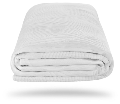 Bedgear Cool Touch Dri-Tec Twin Mattress Protector, White, large