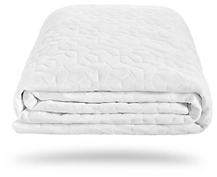 Bedgear Cool Touch Dri-Tec Cal King Mattress Protector, White, large