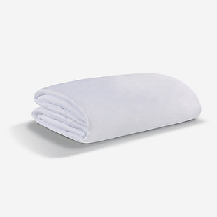 The Basic Mattress protector features a lightweight fabric surface that keeps your mattress dry throughout the night.Designed with a soft fabric to provide maximum comfort | Noiseless waterproof barrier on the protector reduces buildup of pet dander, dust mites and allergens to the bed as well as resist stains, fluids, mold and mildew to maintain a clean and healthy sleep environment | The mattress protector is also high-efficiency machine washable, which requires less water and energy, and can be placed in the dryer | Sidewall skirt fits mattresses up to 18" in height