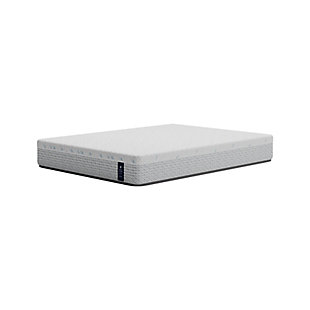The Scott Living 11" Hybrid firm mattress features a layer of gel-infused memory foam, which is more resilient than traditional memory foam. While traditional memory foam can leave the sleeper immobile due to its slow reaction time, gel-infused memory foam allows the sleeper to move freely. As a result, it's suited to a variety of sleep positions, adding to its comfort and versatility. The exclusive 2Cool® technology helps regulate body temperature, creating a cool, comfortable sleep environment throughout the night. By gently and consistently moving heat away from your body, you’ll enjoy a full night of restful, undisturbed sleep. The Twin Support Q5 coil system incorporates individually wrapped coils to give a customized level of support as well as motion separation, while the Twin Support Edge is a band of outer coils that have two coils wrapped together, to help avoid the feeling that you are rolling off the edge of the bed. Extra Firm Foam provides additional support and firmness ideal for back sleepers. It also keeps the sleeper on top of the mattress and reduces the “sleeping in the mattress" sensation.Comfort level: firm | Gel-infused memory foam | Q5 Twin Support | Twin Support Edge | 2Cool® technology | Foundation/box spring recommended, sold separately
