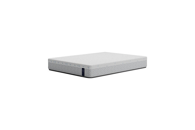 The Scott Living 11" Hybrid firm mattress features a layer of gel-infused memory foam, which is more resilient than traditional memory foam. While traditional memory foam can leave the sleeper immobile due to its slow reaction time, gel-infused memory foam allows the sleeper to move freely. As a result, it's suited to a variety of sleep positions, adding to its comfort and versatility. The exclusive 2Cool® technology helps regulate body temperature, creating a cool, comfortable sleep environment throughout the night. By gently and consistently moving heat away from your body, you’ll enjoy a full night of restful, undisturbed sleep. The Twin Support Q5 coil system incorporates individually wrapped coils to give a customized level of support as well as motion separation, while the Twin Support Edge is a band of outer coils that have two coils wrapped together, to help avoid the feeling that you are rolling off the edge of the bed. Extra Firm Foam provides additional support and firmness ideal for back sleepers. It also keeps the sleeper on top of the mattress and reduces the “sleeping in the mattress" sensation.Comfort level: firm | Gel-infused memory foam | Q5 Twin Support | Twin Support Edge | 2Cool® technology | Foundation/box spring recommended, sold separately