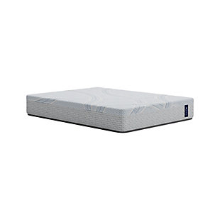The Scott Living 12" Hybrid Ultra mattress features a comfort layer of AlumiLast memory foam. Restonic's proprietary technology infuses aluminum fiber into the cell structure of the foam. Adding aluminum fiber results in a longer comfort life for the surface of the mattress. What's more, AlumiLast foam retains a cooler, more comfortable sleep surface for twice as long as conventional foam. The exclusive 2Cool® technology helps regulate body temperature, creating a cool, comfortable sleep environment throughout the night. By gently and consistently moving heat away from your body, you’ll enjoy a full night of restful, undisturbed sleep. The Twin Support Q5 coil system incorporates individually wrapped coils to give a customized level of support as well as motion separation, while the Twin Support Edge is a band of outer coils that have two coils wrapped together, to help avoid the feeling that you are rolling off the edge of the bed. This mattress features a layer of Medium Comfort Foam. Its blend of plush comfort and firm support offers the perfect combination for multi-position sleepers to have their best night’s rest in all sleeping positions.Comfort level: plush | AlumiLast memory foam | Q5 Twin Support | Twin Support Edge | 2Cool® technology | Foundation/box spring recommended, sold separately