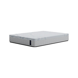 The Scott Living 12" Hybrid Ultra mattress features a comfort layer of AlumiLast memory foam. Restonic's proprietary technology infuses aluminum fiber into the cell structure of the foam. Adding aluminum fiber results in a longer comfort life for the surface of the mattress. What's more, AlumiLast foam retains a cooler, more comfortable sleep surface for twice as long as conventional foam. The exclusive 2Cool® technology helps regulate body temperature, creating a cool, comfortable sleep environment throughout the night. By gently and consistently moving heat away from your body, you’ll enjoy a full night of restful, undisturbed sleep. The Twin Support Q5 coil system incorporates individually wrapped coils to give a customized level of support as well as motion separation, while the Twin Support Edge is a band of outer coils that have two coils wrapped together, to help avoid the feeling that you are rolling off the edge of the bed. This mattress features a layer of Medium Comfort Foam. Its blend of plush comfort and firm support offers the perfect combination for multi-position sleepers to have their best night’s rest in all sleeping positions.Comfort level: plush | AlumiLast memory foam | Q5 Twin Support | Twin Support Edge | 2Cool® technology | Foundation/box spring recommended, sold separately