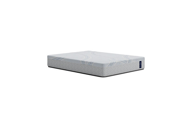 The Scott Living 12" Hybrid Ultra mattress features a comfort layer of AlumiLast memory foam. Restonic's proprietary technology infuses aluminum fiber into the cell structure of the foam. Adding aluminum fiber results in a longer comfort life for the surface of the mattress. AlumiLast foam also retains a cooler, more comfortable sleep surface for twice as long as conventional foam. The exclusive 2Cool® technology helps regulate body temperature, creating a cool, comfortable sleep environment throughout the night. By gently and consistently moving heat away from your body, you’ll enjoy a full night of restful, undisturbed sleep. The Twin Support Q5 coil system incorporates individually wrapped coils to give a customized level of support as well as motion separation, while the Twin Support Edge is a band of outer coils that have two coils wrapped together, to help avoid the feeling that you are rolling off the edge of the bed. This mattress features a layer of Medium Comfort Foam. Its blend of plush comfort and firm support offers the perfect combination for multi-position sleepers to have their best night’s rest in all sleeping positions.Comfort level: plush | AlumiLast memory foam | Q5 Twin Support | Twin Support Edge | 2Cool® technology | Foundation/box spring recommended, sold separately
