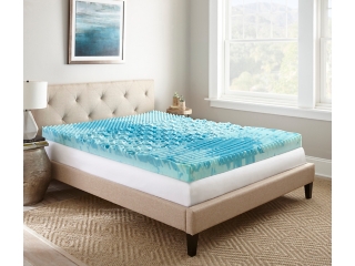 4" Gellux Tri-Zone Gel Memory Foam Mattress Topper