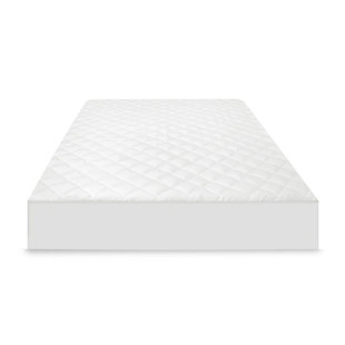 SensorPEDIC® Luxury Ultra Loft Gel Microfiber Twin Mattress Pad, White, large