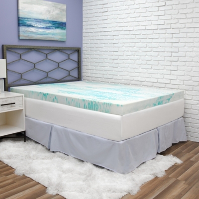 SensorPEDIC® 4-Inch Gel Swirl Memory Foam Twin XL Mattress Topper