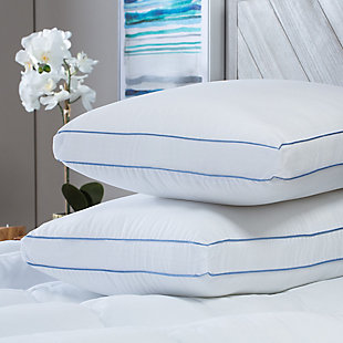 SensorPEDIC® MemoryLOFT Deluxe Gusseted Bed Pillow with Memory Foam Center 2 Pack, , rollover