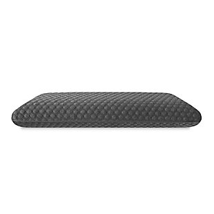 SensorPEDIC® Low Profile Stomach Sleeper Bamboo Charcoal Infused Memory Foam Bed Pillow, , large