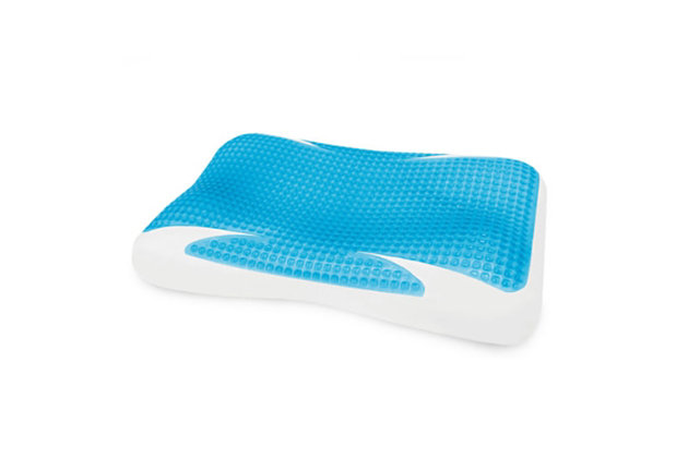 Get the ultimate in cooling gel sleep technology with the SensorPEDIC® GelMAX® Memory Foam Pillow, featuring proprietary GelMAX® gel overlay with PCM time-release technology to provide more enhanced cooling than traditional memory foam pillows. This pillow also features a cool-to-the-touch Nylon mesh fabric that is engineered for maximum breathability and comfort, while the unique contour design cradles the head to offer pressure-relieving support night after night.COOL GEL OVERLAY- Features new and improved advanced GelMAX® technology, a cool gel overlay that provides maximum comfort all night long | FRESH AND CLEAN FOAM- Supportive memory foam offers pressure-relieving comfort that lasts and is hypoallergenic | HEAD CRADLING SUPPORT- Unique contour design improves head cradling support | LUXURY COVER- Breathable nylon mesh fabric cover zips off for easy cleaning | CERTIFIED DURABLE FOAM- Foam is CertiPUR-US certified to meet rigorous standards for performance, content, emissions and durability, and is analyzed by independent, accredited testing laboratories | Made of 100% Nylon | Memory Foam and Gel Fill | Imported