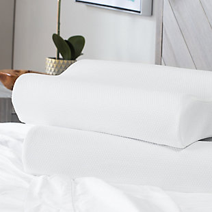 SensorPEDIC® Classic Contour Memory Foam Bed Pillow 2 Pack, , rollover