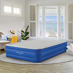 Nautica Home Plushaire™ Pillowtop Queen Air Bed, Blue, rollover
