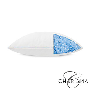 Charisma® Gel-2 Hybrid Bed Pillow with Gel-Infused Memory Foam Clusters and Cooling Gel Beads, , large